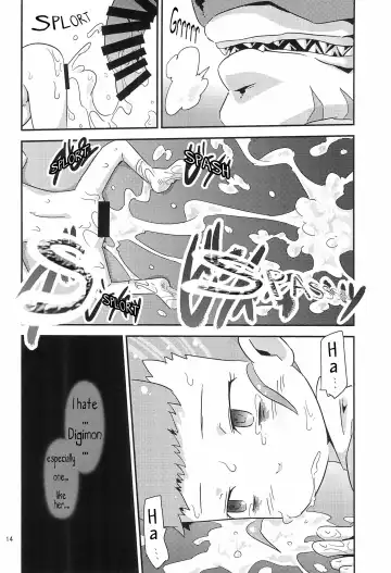 [Ultrabuster] Digimon nanka Kirai | I Hate Digimon Fhentai - Page 15
