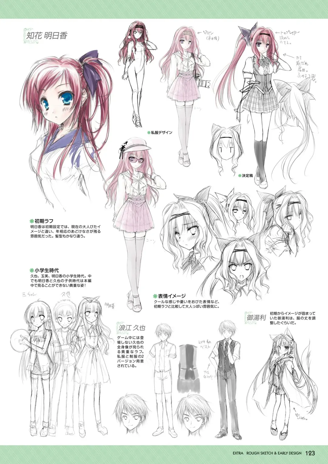 [Moekibara Fumitake] Hanairo Heptagram visual fanbook Fhentai - Page 117