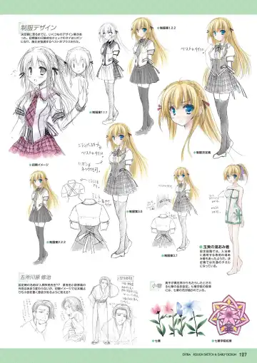 [Moekibara Fumitake] Hanairo Heptagram visual fanbook Fhentai - Page 121