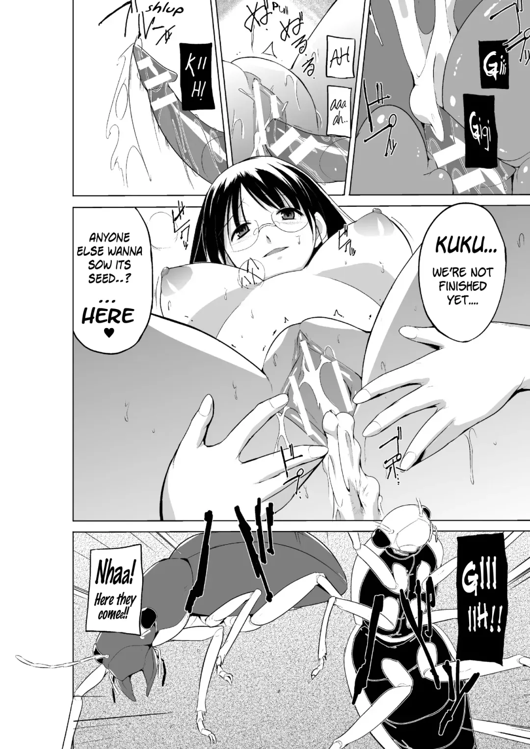 [Chiba Tetsutarou] Mushi Asobi Oyako Koubi | Insect Play - Mother and Daughter Bug Rape Fhentai - Page 120