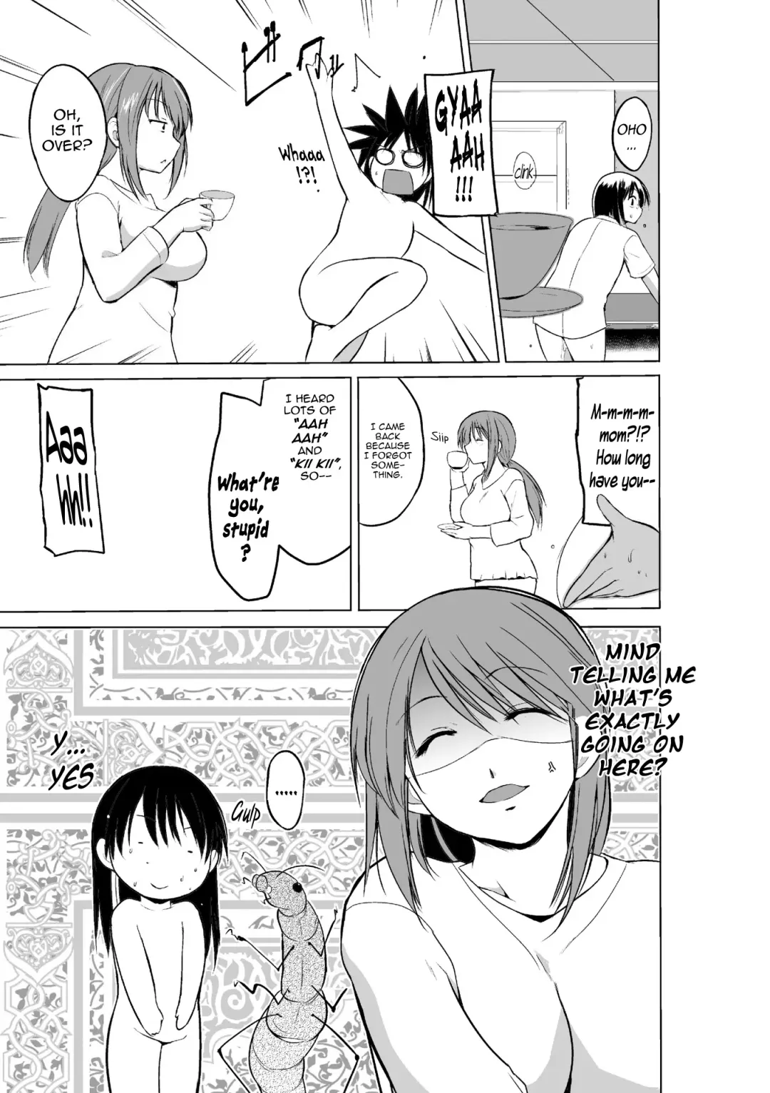 [Chiba Tetsutarou] Mushi Asobi Oyako Koubi | Insect Play - Mother and Daughter Bug Rape Fhentai - Page 43