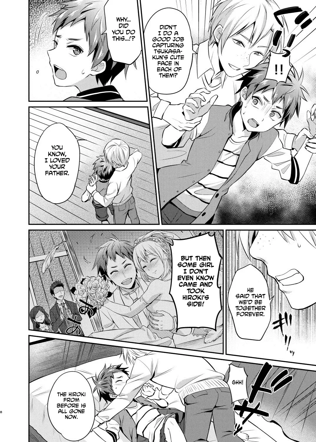 [Erutasuku] Dakara Boku wa Shinyuu no Musuko o Okasu | That's Why I'm Going to Rape My Best Friend's Son Fhentai - Page 9