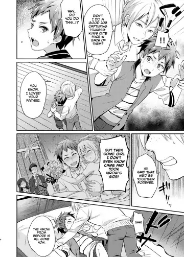 [Erutasuku] Dakara Boku wa Shinyuu no Musuko o Okasu | That's Why I'm Going to Rape My Best Friend's Son Fhentai - Page 9