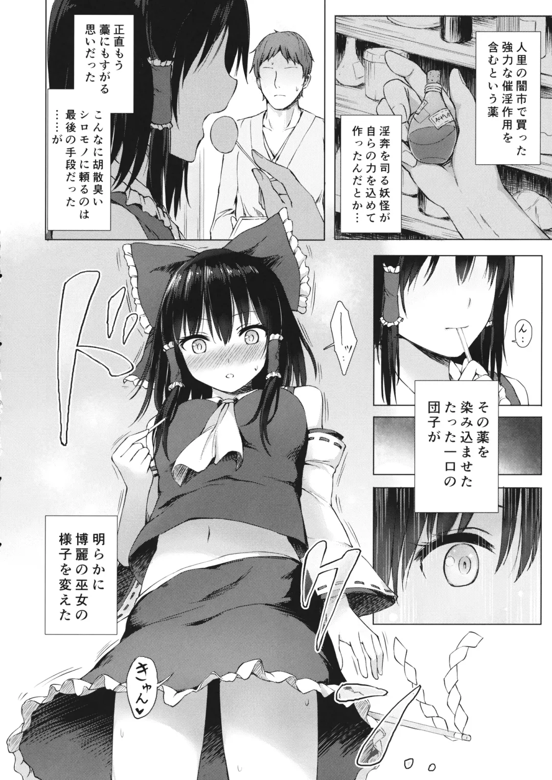 [Techi] Hakurei no Miko no Otoshikata Fhentai - Page 3