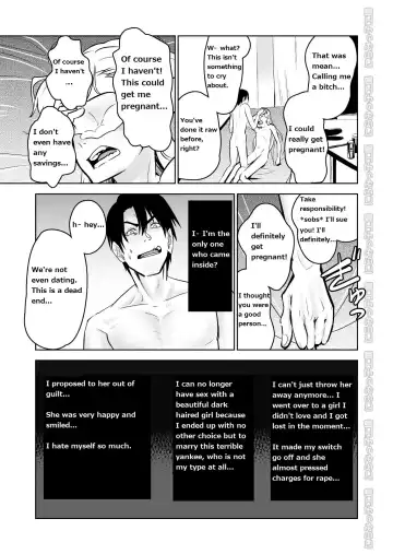 Kinpatsu Yancha-kei na Kanojo to no Kurashikata "Saenai Seinen ga Junjou Yankee to Deatta Sono Hi ni Sex & Kekkon Shichau Ohanashi" Fhentai - Page 27