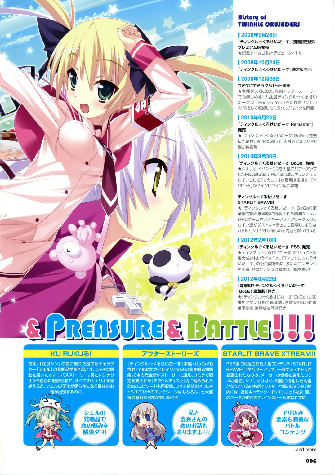 [Kannagi Rei - Kotamaru] Twinkle☆Crusaders Passion Star Stream Visual Fanbook Fhentai - Page 5