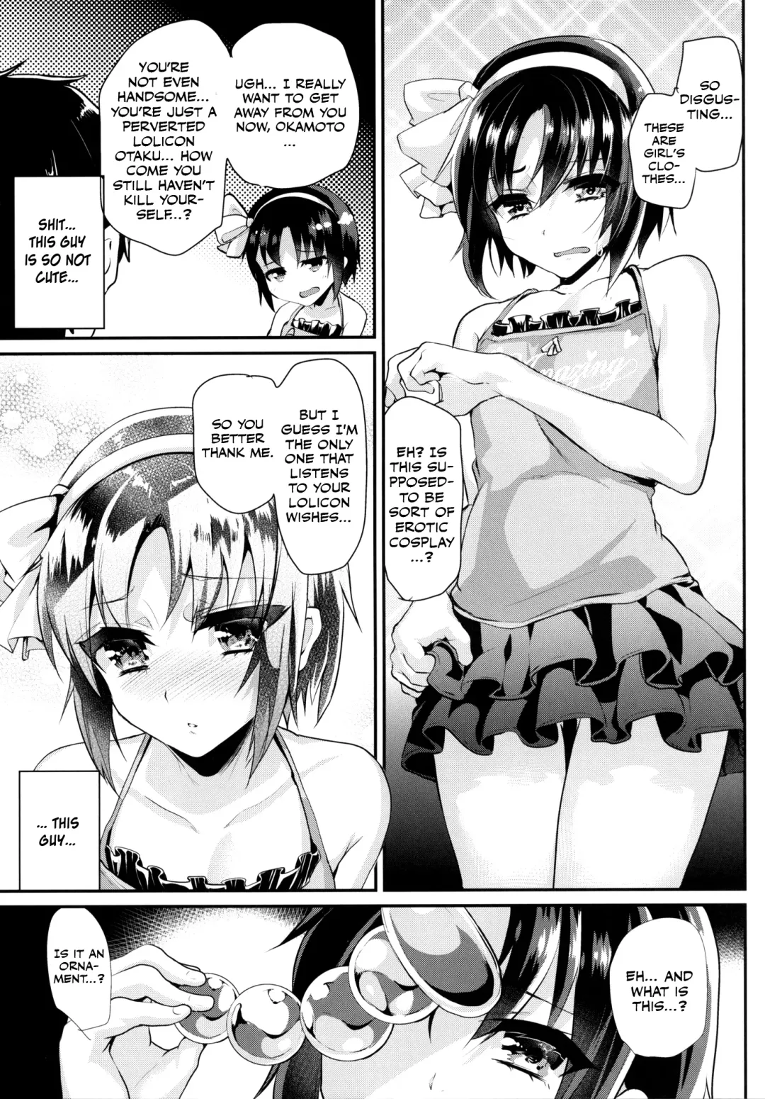 [Shimaji] Tsundere Seito ni Josou Ona Onegaishite Hamete Ikasemakutte Kanojo ni Shita Ken ww Fhentai - Page 8