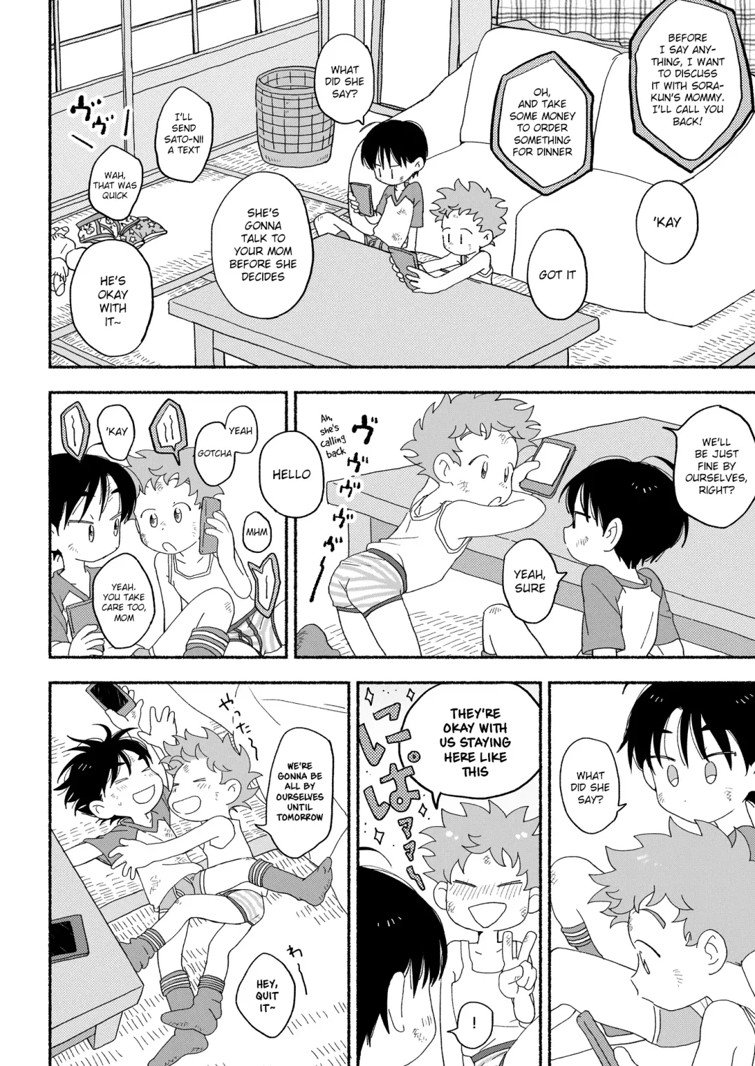 [Tare Mayuzou] Futarikiri no Otomarikai | A Sleepover For Just The Two Of Them Fhentai - Page 9