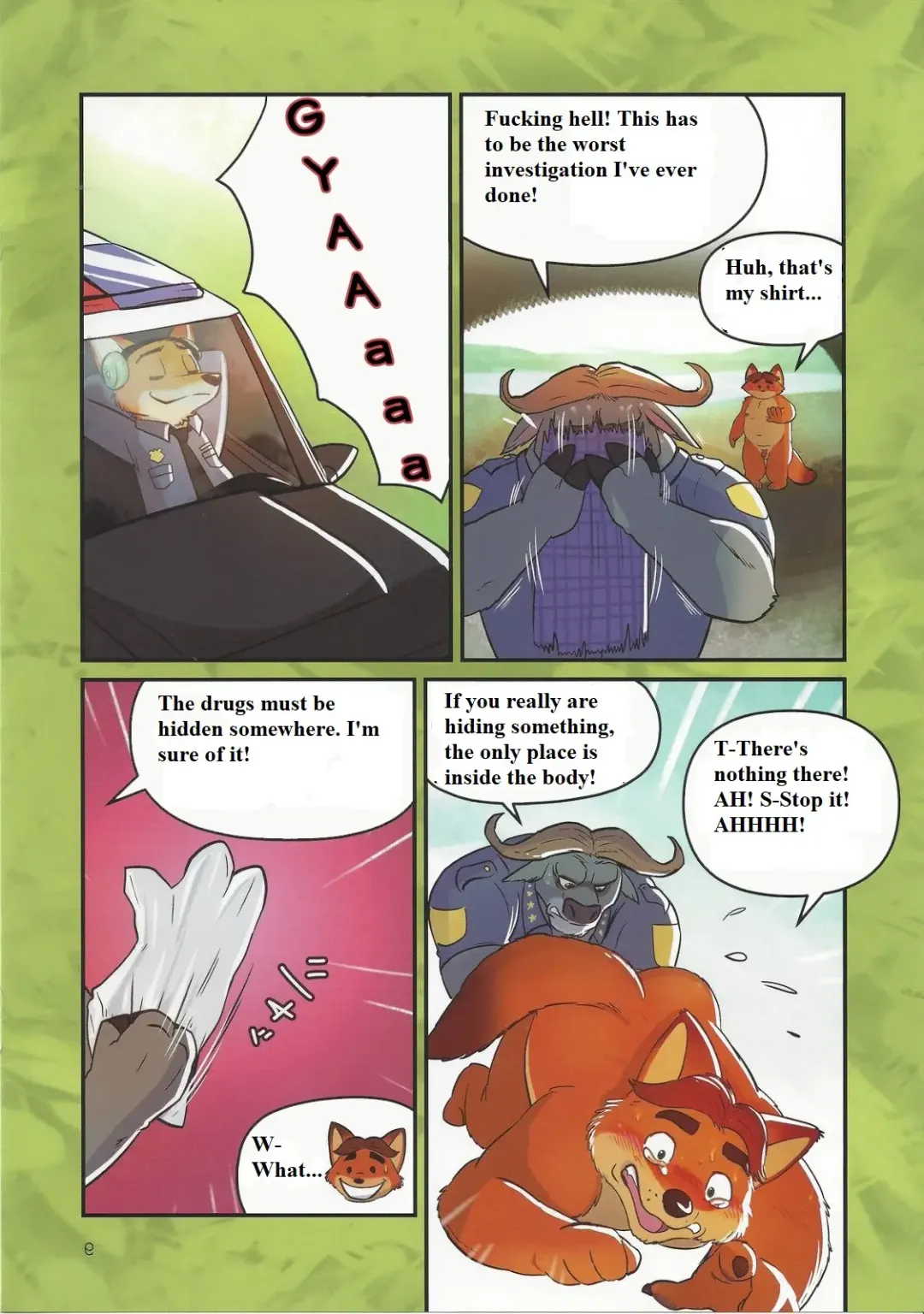 [Kurono Rokurou] Bogo to Nick no Yarisugi Sousa | Bogo And Nick's Overdoing Investigation (decensored) Fhentai - Page 8