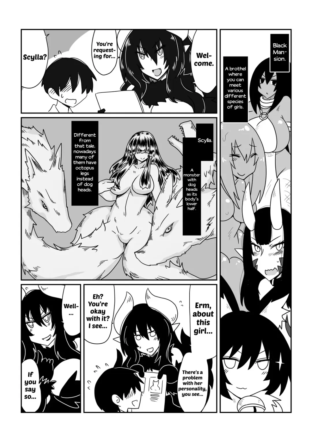 [Hroz] Ishuzoku to Dekiru Shoukan -Scylla-san Hen- | Interspecies Brothel ~Miss Scylla's Chapter~ Fhentai - Page 2