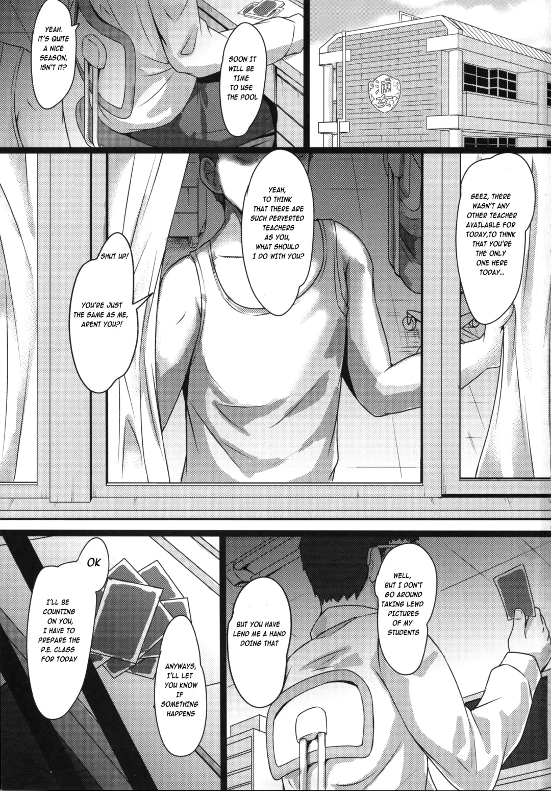 [Yopparai Oni] HANAKAN School Mizugi de Nande zura!? Fhentai - Page 3