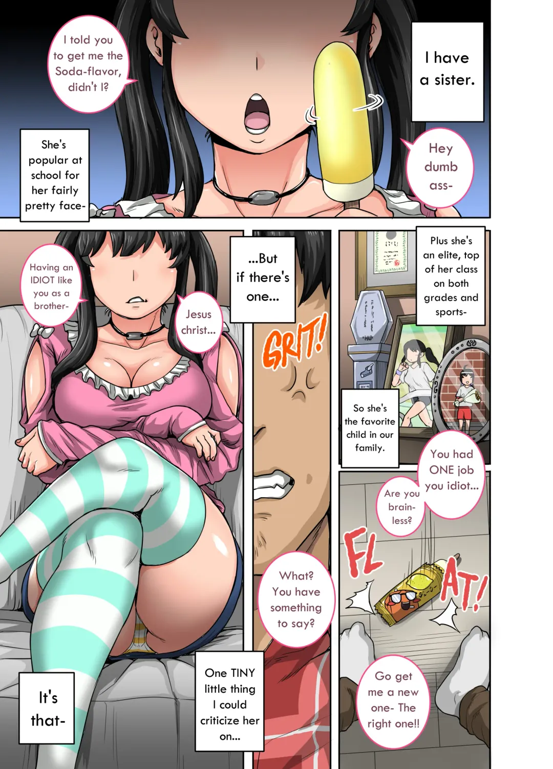 [Juna Juna Juice] Mukatsuku Imouto wa Chanto Shikaranakucha!! | Annoying (Step) Sister Needs to be Scolded!! Fhentai - Page 3