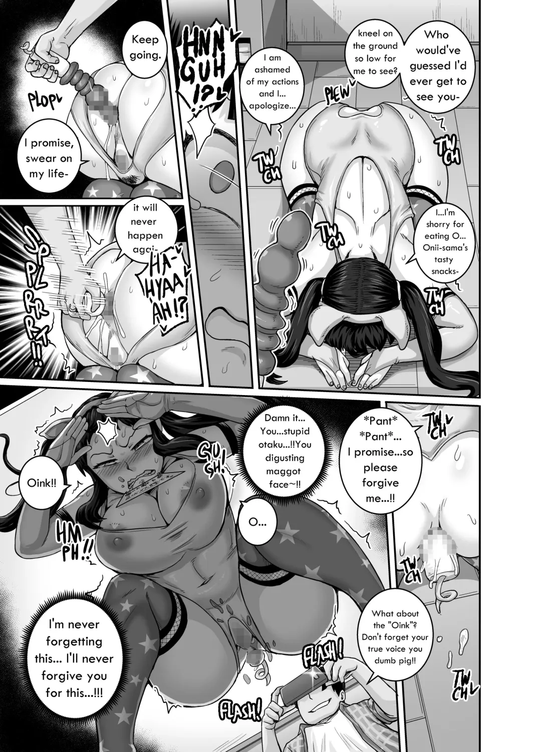 [Juna Juna Juice] Mukatsuku Imouto wa Chanto Shikaranakucha!! | Annoying (Step) Sister Needs to be Scolded!! Fhentai - Page 37