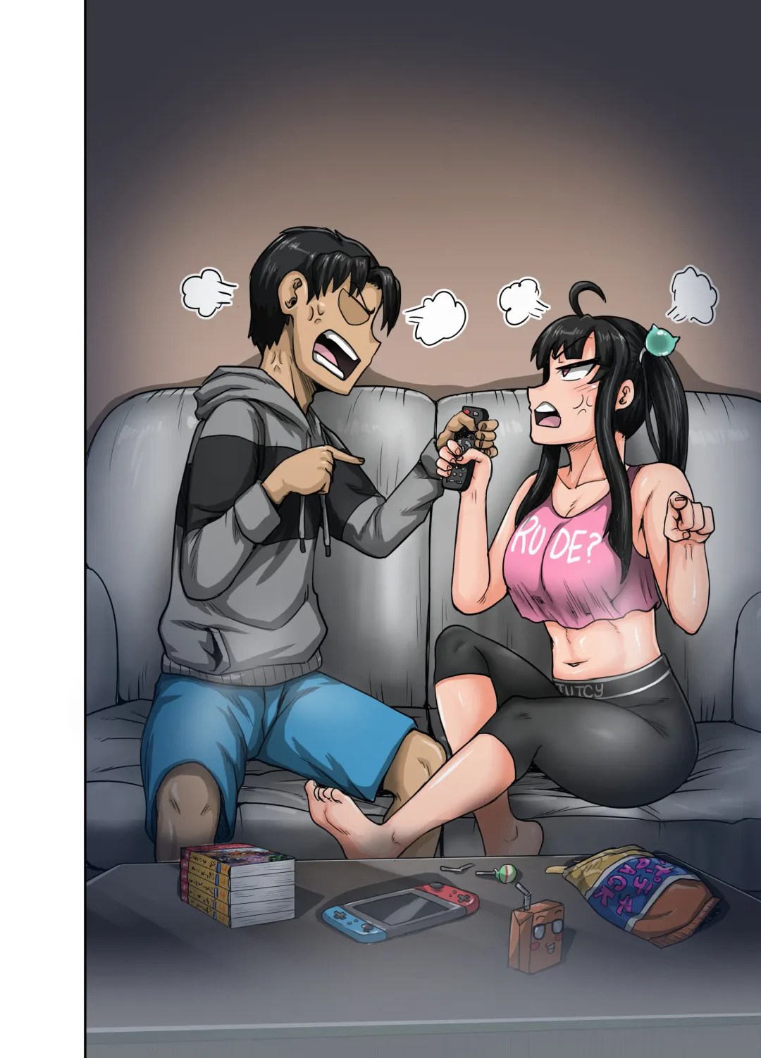 [Juna Juna Juice] Mukatsuku Imouto wa Chanto Shikaranakucha!! | Annoying (Step) Sister Needs to be Scolded!! Fhentai - Page 66