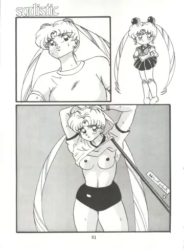 [Maro] Sadistic 5 (Cutey Honey, Devilman, Sailor Moon), [Global One (MARO)] Sadistic (Dirty Pair, Fushigi no Umi no Nadia, Sailor Moon), [Studio Ikkatsumajin] .ribbon Fhentai - Page 61