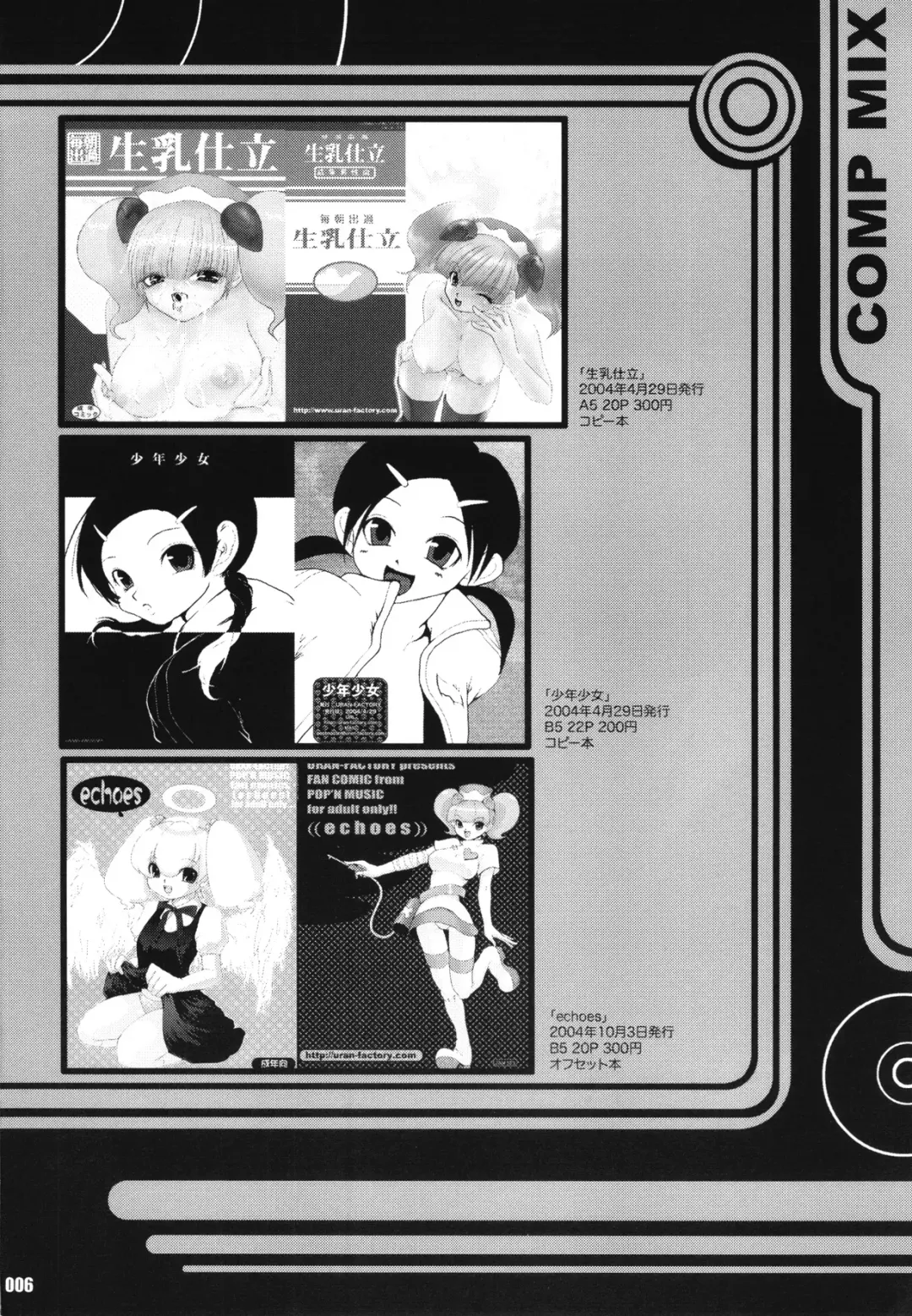 [Caw Equals Zoo - Naohisa - Uran] URAN-DACTORY WORKs 2004 special COMP MIX Fhentai - Page 5