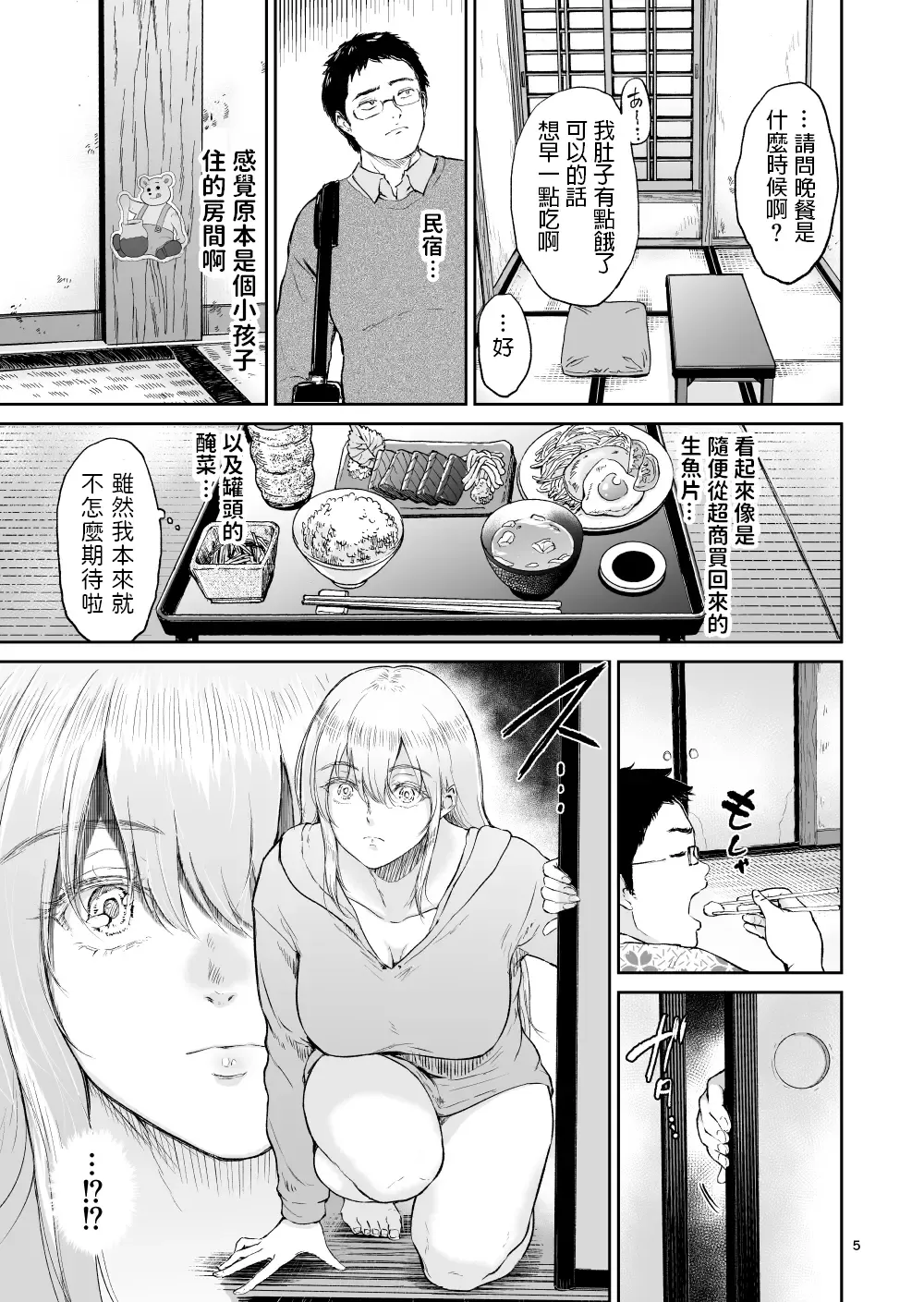 [Bifidus] Hoshi no Nai Onsen - Hitou de Deatta Zenra no Kyonyuu Kinpatsu Joshi to... Fhentai - Page 5