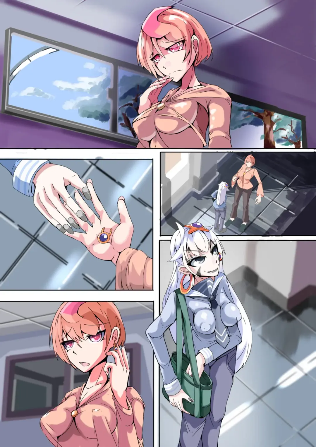 [Aruma] Futanari Dorei Gakuen-ka Keikaku 6 Fhentai - Page 53