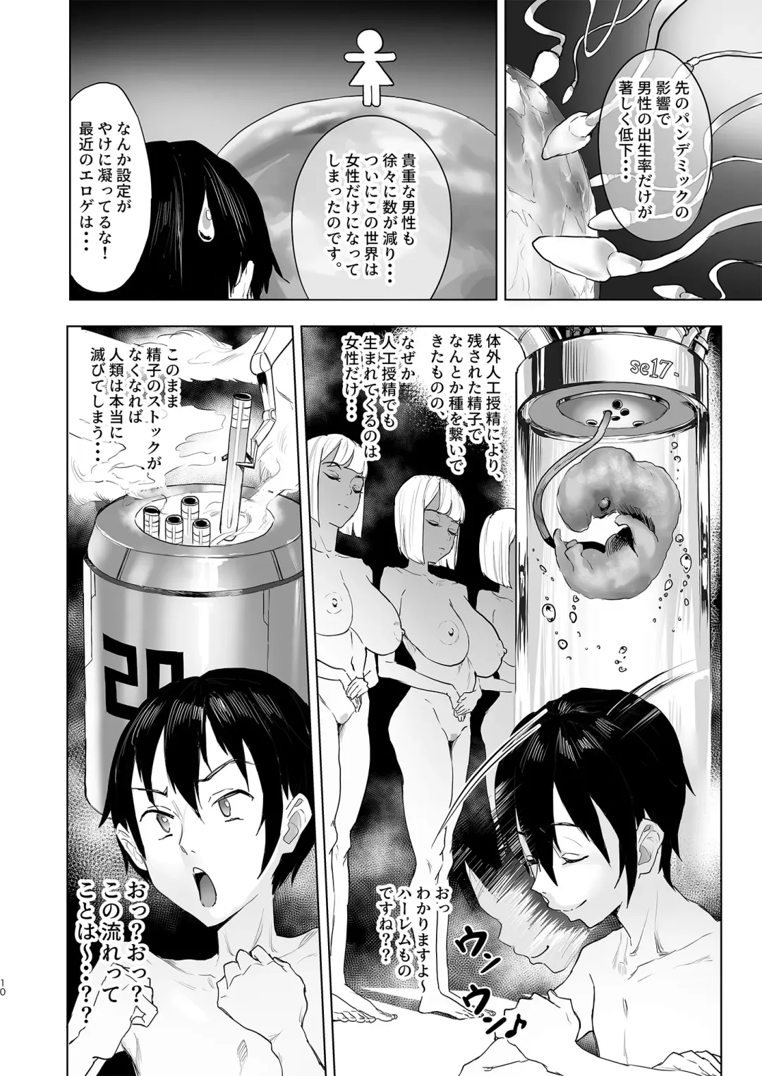 [2t] Harem de NEWGAME+!! ~VR Eroge de Ittara Mirai wa Harem Sekai ni Natte Ita!? - New Game With My Harem!! Fhentai - Page 9