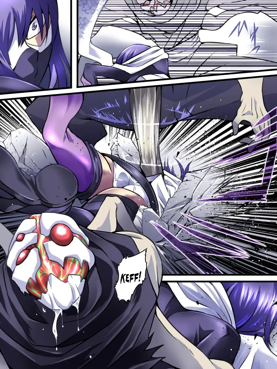 Superheroine Yuukai Ryoujoku VII - Superheroine in Distress - Kunoichi Suzushiro II Fhentai - Page 10