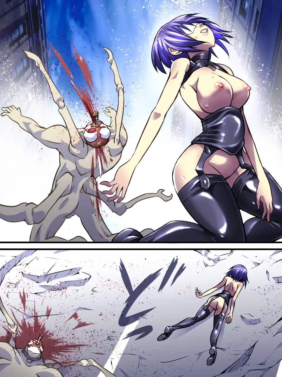 Superheroine Yuukai Ryoujoku VII - Superheroine in Distress - Kunoichi Suzushiro II Fhentai - Page 30