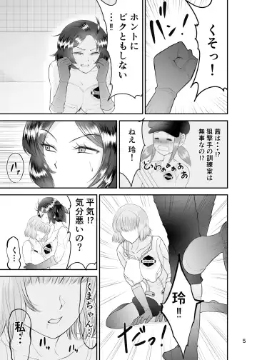 [Kyokkai] Ikanai to Derarenai Kasou Sentou Kuukan -3- Yuri Hen Fhentai - Page 4