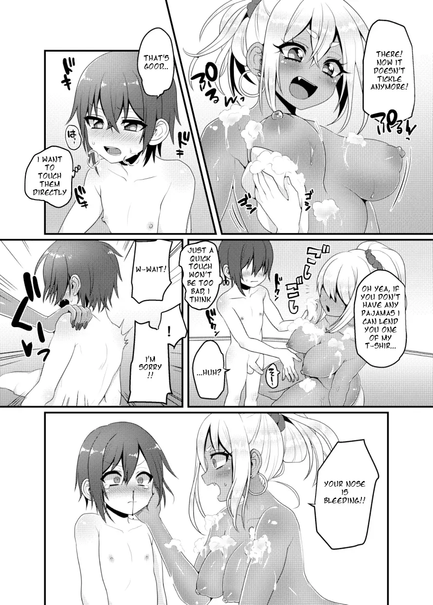 [Poron] Kuro Gal-chan to Masegaki no Ecchi na Otomarikai Fhentai - Page 14