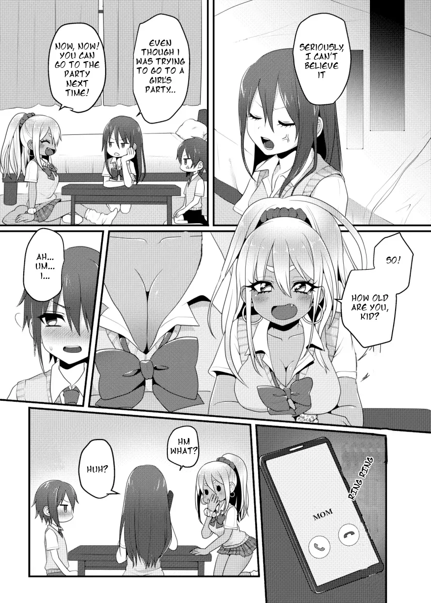 [Poron] Kuro Gal-chan to Masegaki no Ecchi na Otomarikai Fhentai - Page 4