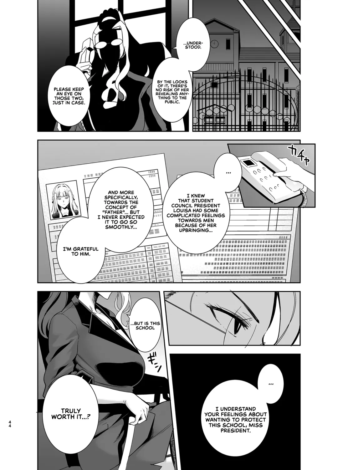 [Kurosu Gatari] Seika Jogakuin Koutoubu Kounin Sao Oji-san 4 | The Official Hired Cock of Seika Academy's High School 4 Fhentai - Page 44