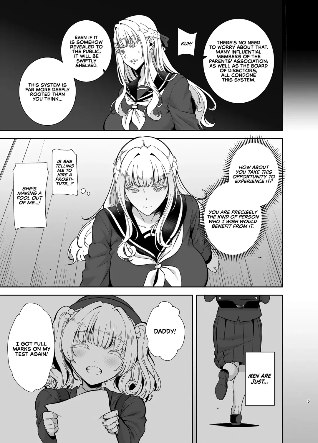 [Kurosu Gatari] Seika Jogakuin Koutoubu Kounin Sao Oji-san 4 | The Official Hired Cock of Seika Academy's High School 4 Fhentai - Page 5