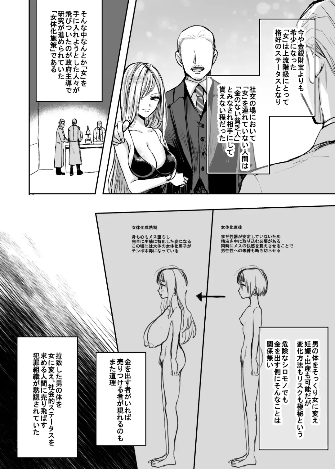 [Emilio] Kyousei Nyotaika ~Otoko datta Ore ga Onna (Mesu) no Shitai de Yaku Tsuke Kyousei Zecchou Mesu Ochi suru nante~ Fhentai - Page 5