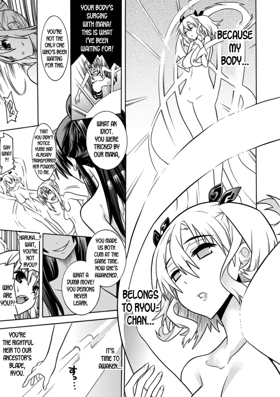 [Amaki Touri - Tendou Masae] Mezameru to Itoko o Mamoru Bishoujo Kenshi ni Natteita Etsuraku no TS Taimashi Fhentai - Page 127