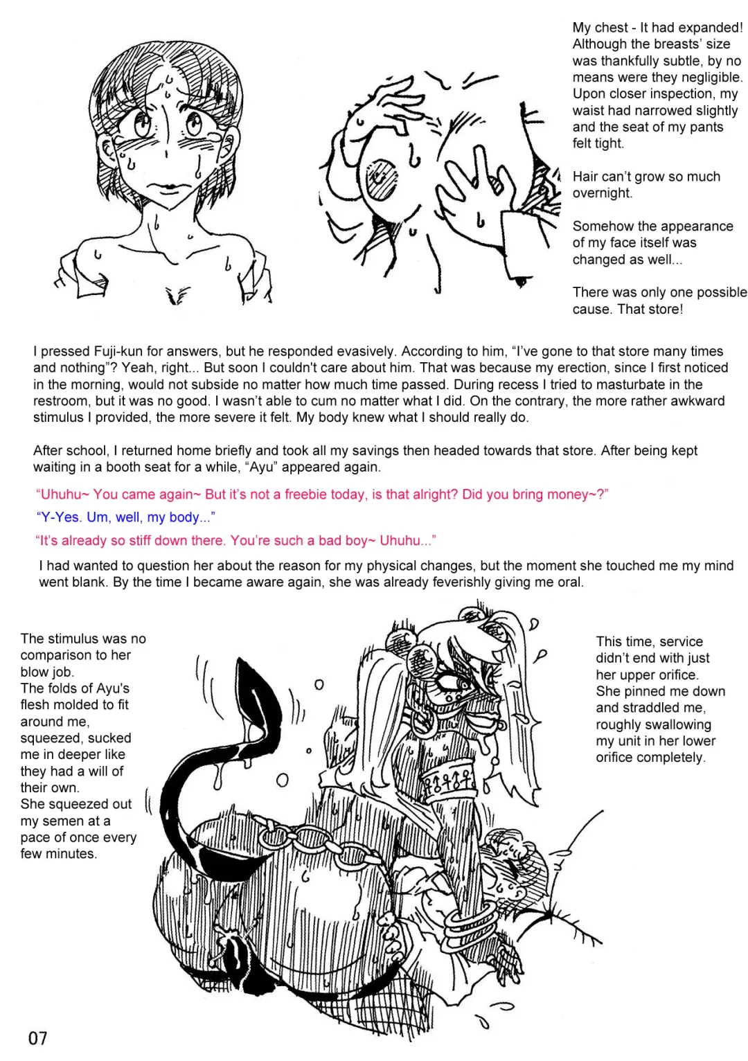 [Koganemushi] Nikutai Henka Shoujo Yawa ~MaGal Kissa no Nanokakan~ |  A Body-Altered Maiden Bedtime Story ~A Week at the Demon Gyaru Cafe~ Fhentai - Page 6