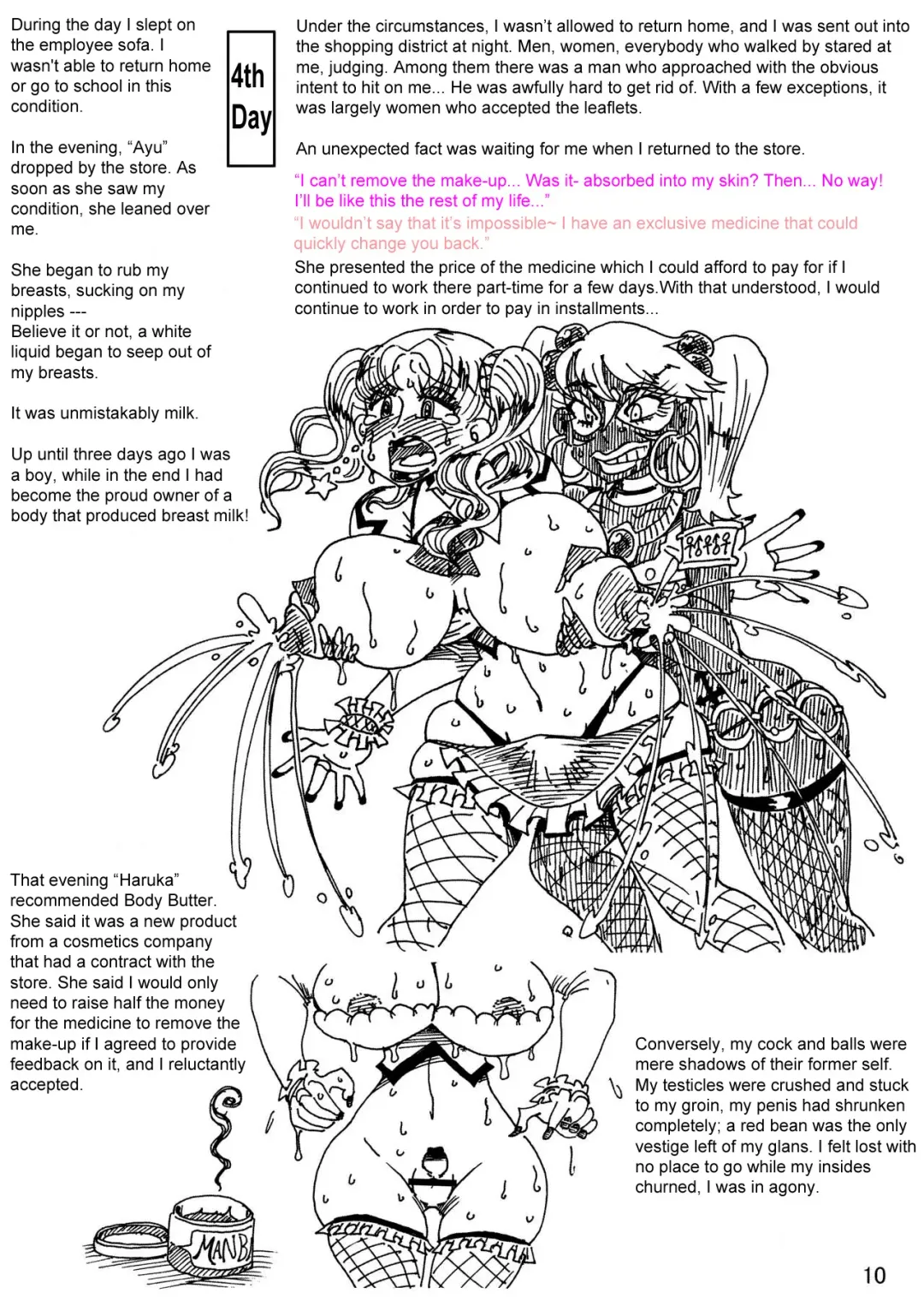 [Koganemushi] Nikutai Henka Shoujo Yawa ~MaGal Kissa no Nanokakan~ |  A Body-Altered Maiden Bedtime Story ~A Week at the Demon Gyaru Cafe~ Fhentai - Page 9