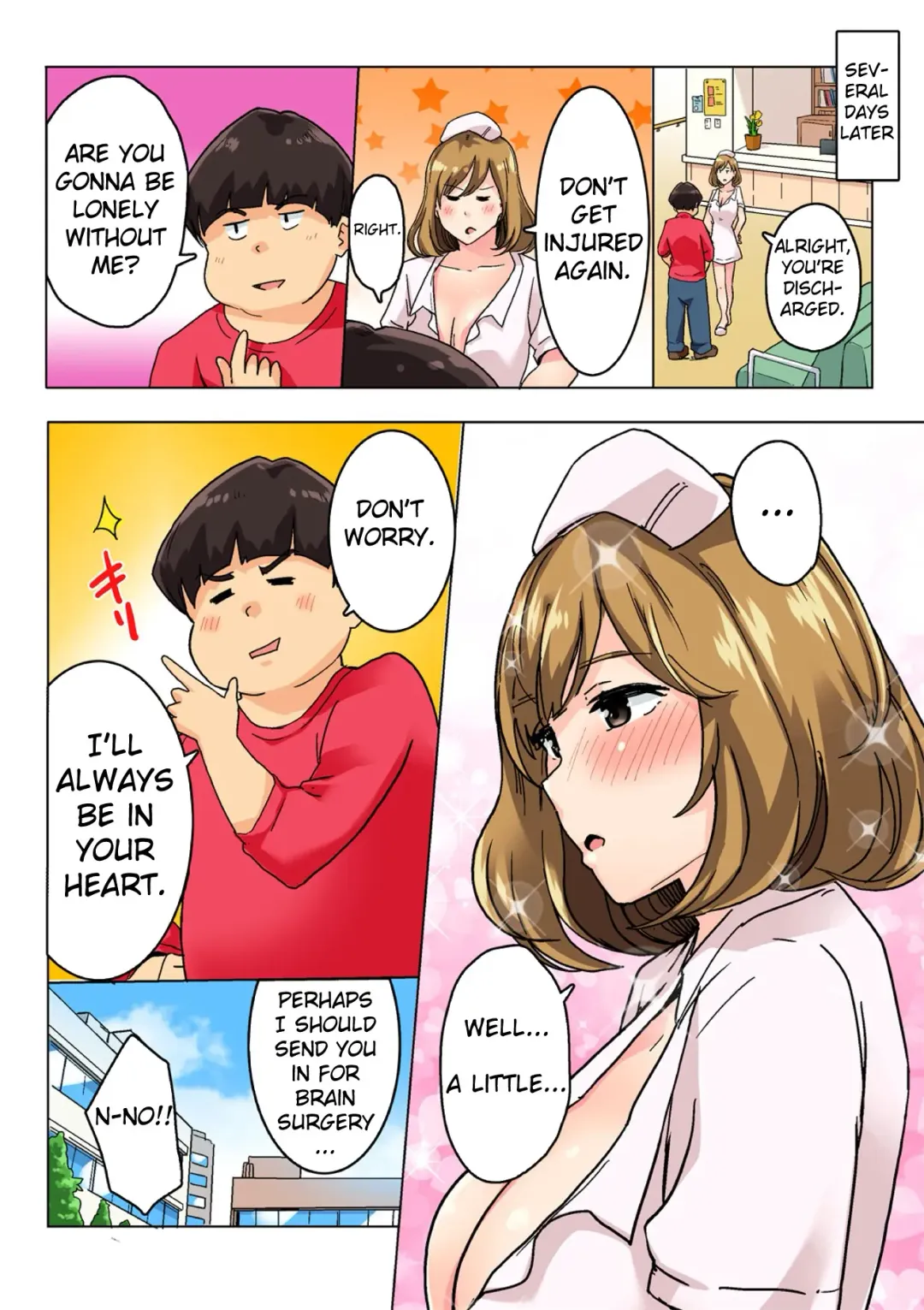 [Wakamatsu] Sundome Nurse no Monzetsu Chiryou!? Kore wa Sex de wa Naku, Ochuusha desu Fhentai - Page 97