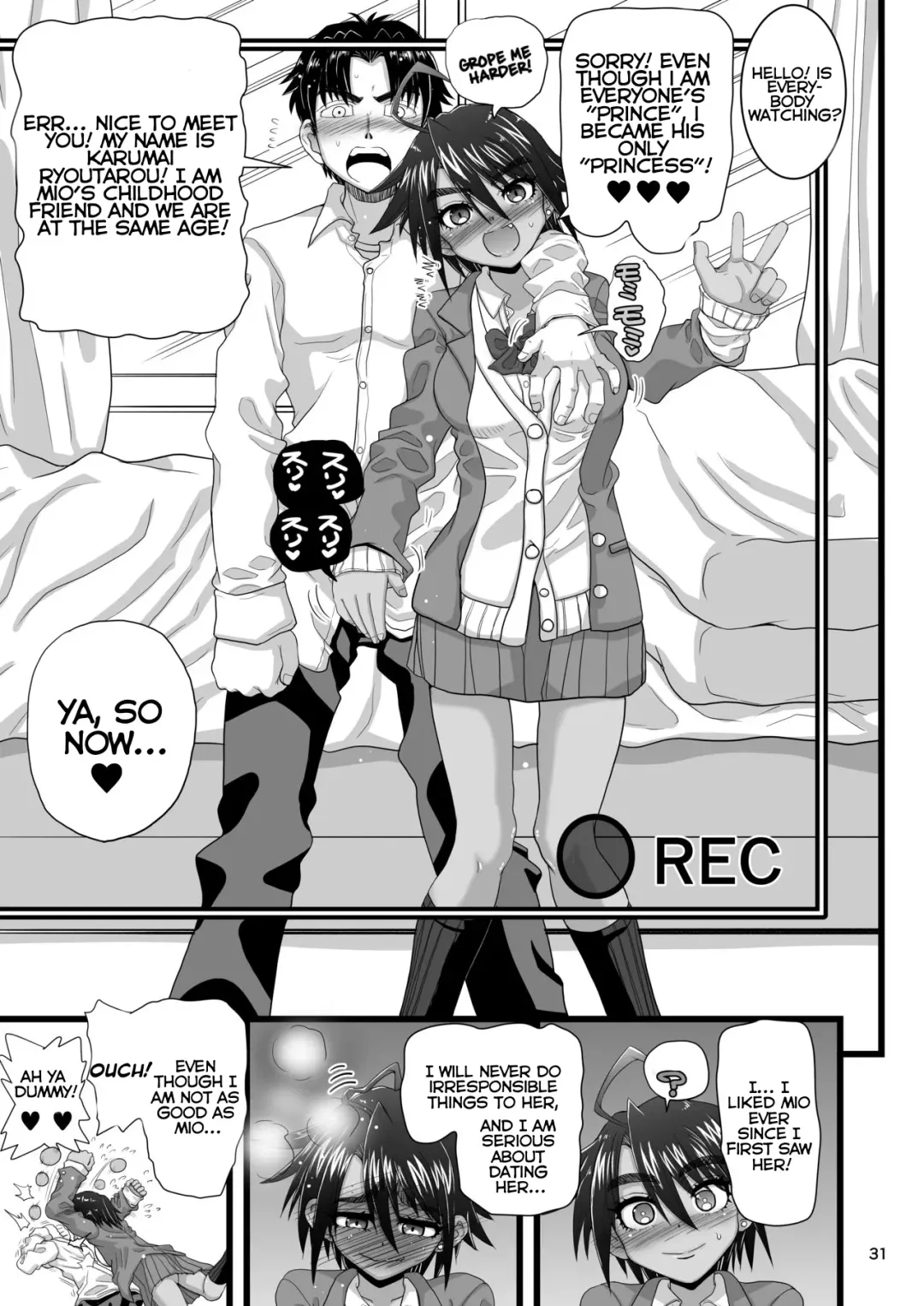 [Inaba Fuyuki] Osananajimi wa Joshikou no Ouji dakedo Ore no Mae de wa Mesu ni Naru | My childhood friend is the prince of an all-female school but she is a slut in front of me Fhentai - Page 31