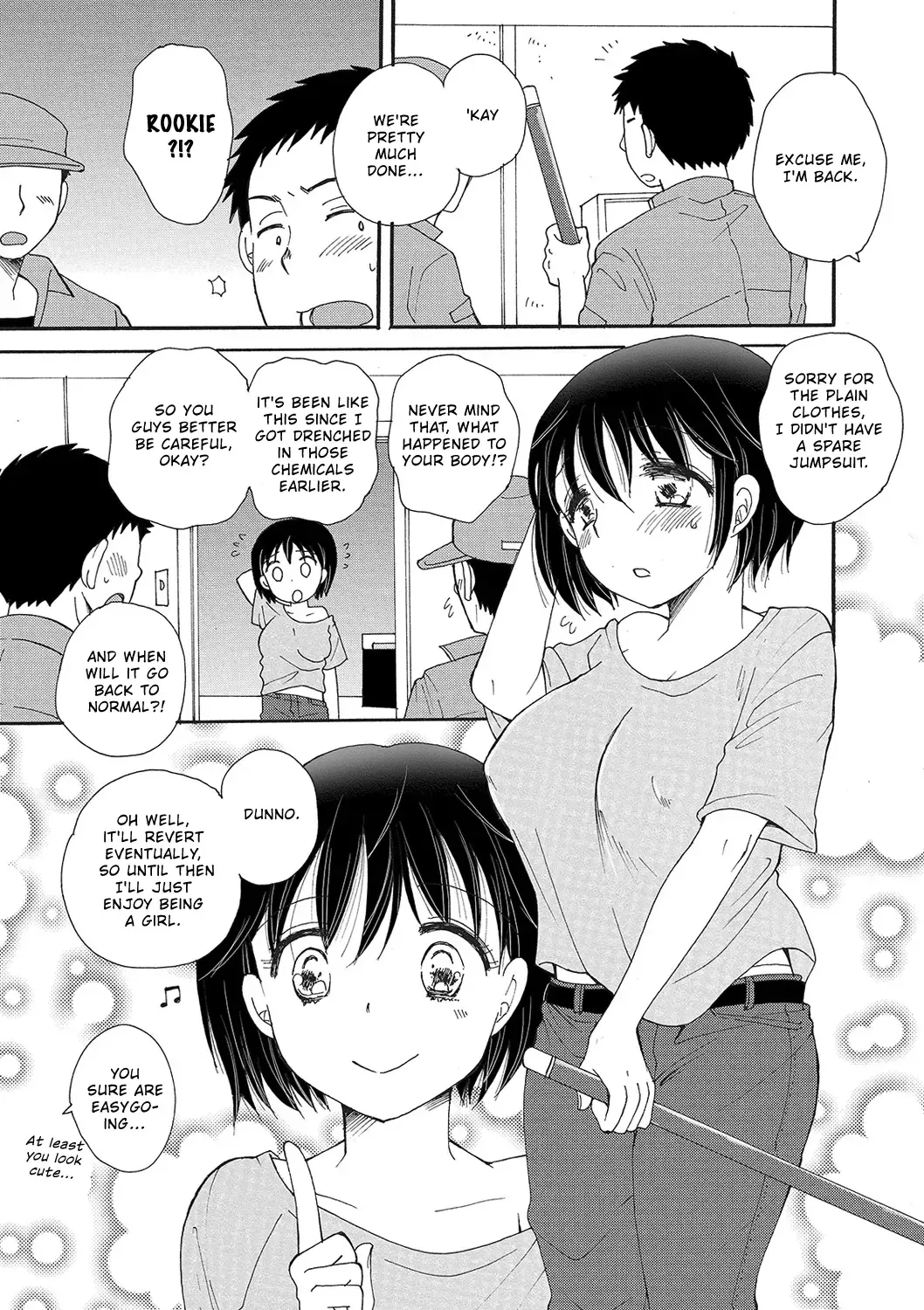 [Bennys] Nyotaika Cleaning! | Genderswap Cleaning! Fhentai - Page 3
