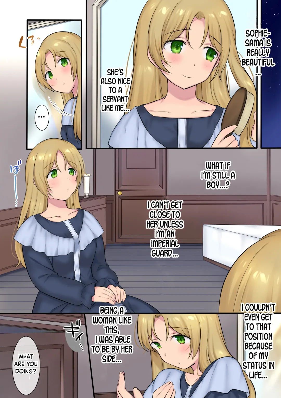 [Hiiragi Popura] Yousei-san ni Omakase! Nyotaika Yousei o Meguru 3-tsu no Monogatari | Leave it to the fairy! Three genderbent fairy tales Fhentai - Page 34