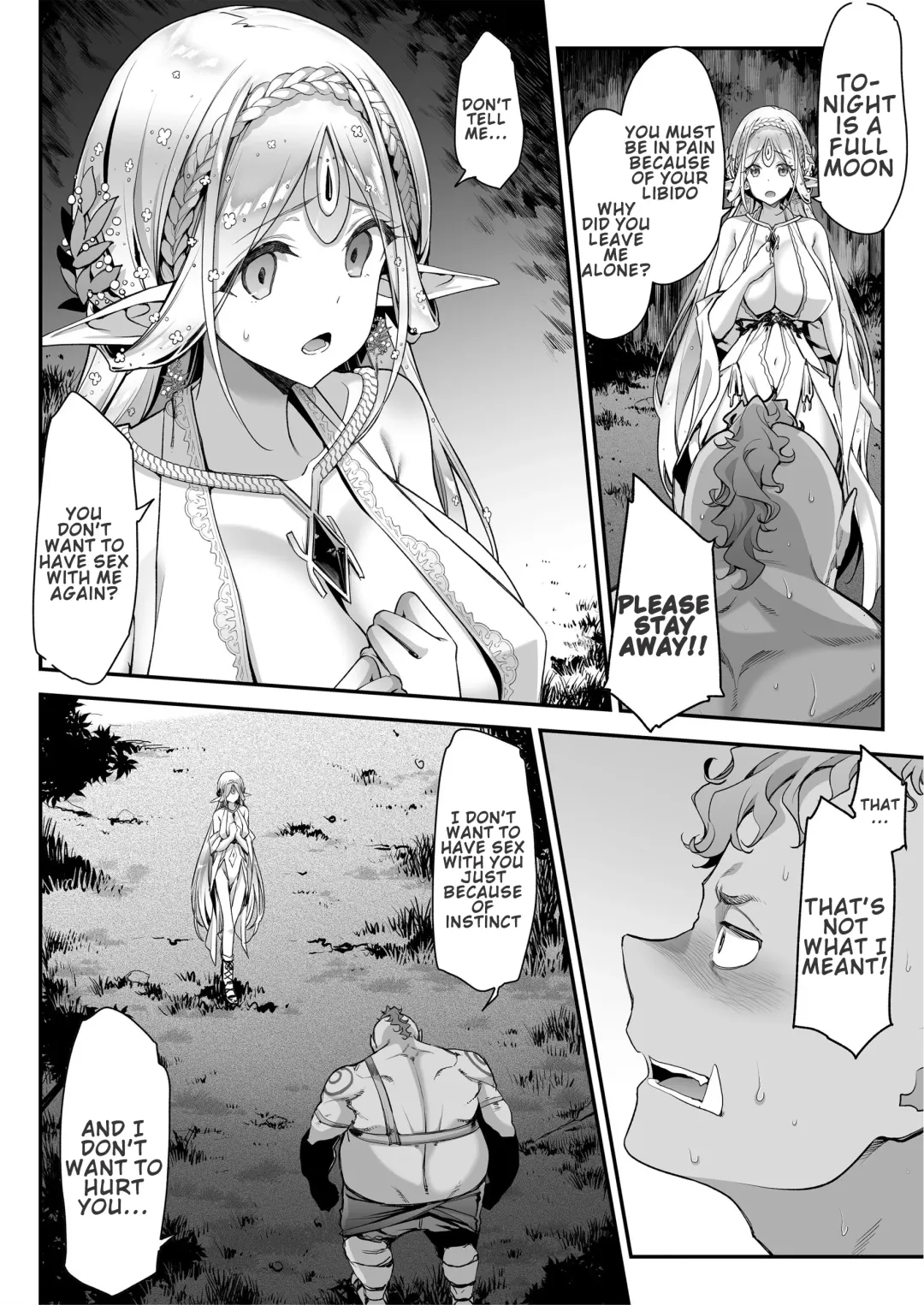 [Hakui Ami] Midara na Elf-san wa Orc-kun ga Osuki | Lewd Elf Likes Orc-kun Fhentai - Page 17
