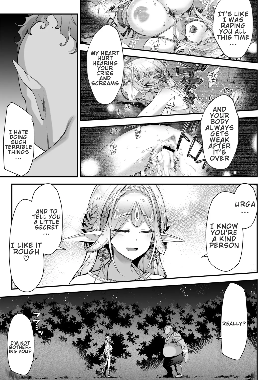 [Hakui Ami] Midara na Elf-san wa Orc-kun ga Osuki | Lewd Elf Likes Orc-kun Fhentai - Page 18