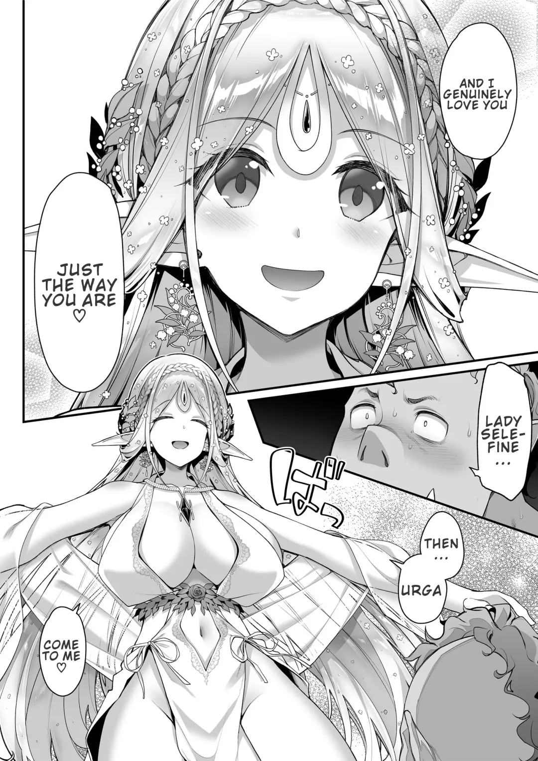 [Hakui Ami] Midara na Elf-san wa Orc-kun ga Osuki | Lewd Elf Likes Orc-kun Fhentai - Page 19