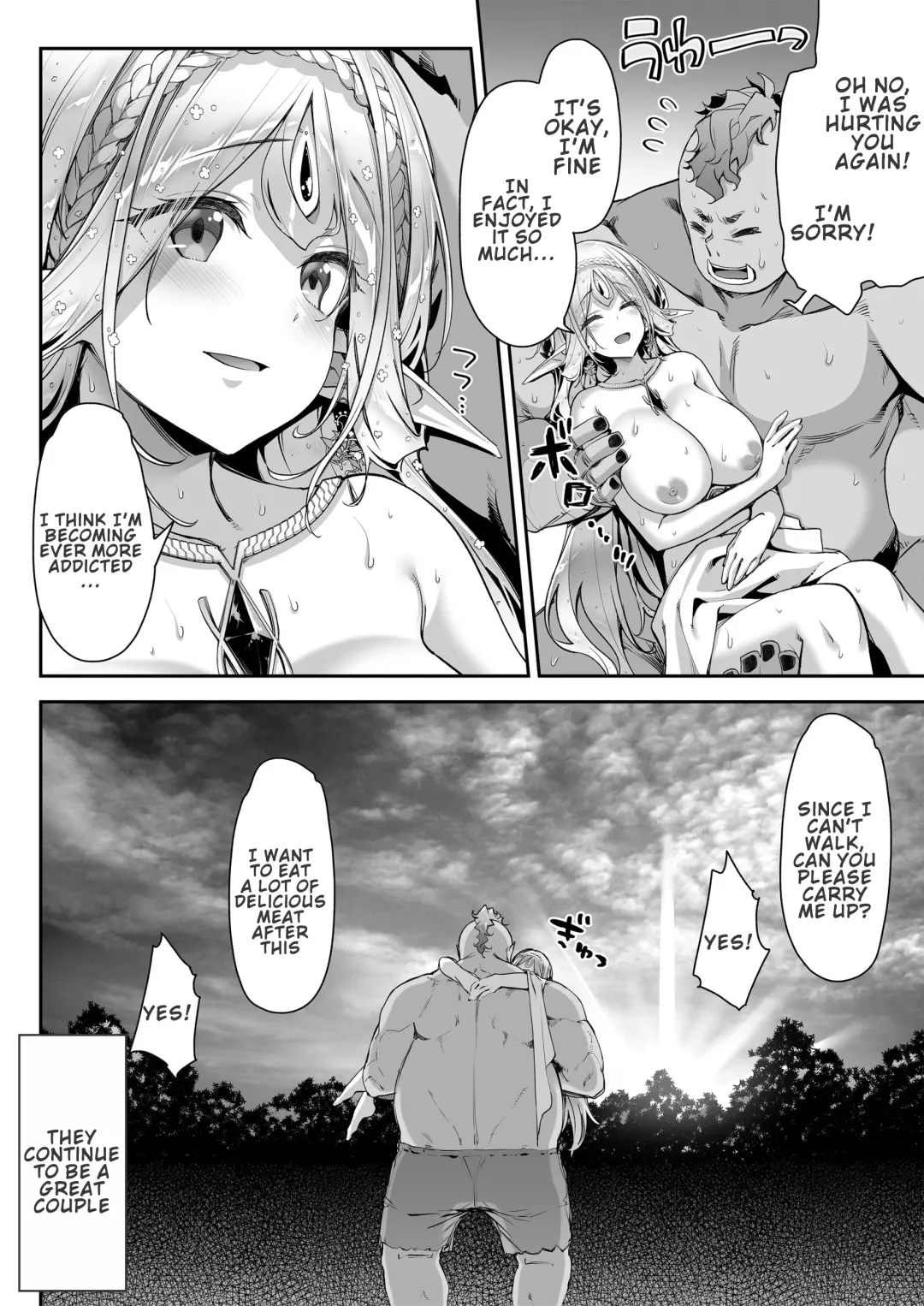 [Hakui Ami] Midara na Elf-san wa Orc-kun ga Osuki | Lewd Elf Likes Orc-kun Fhentai - Page 31