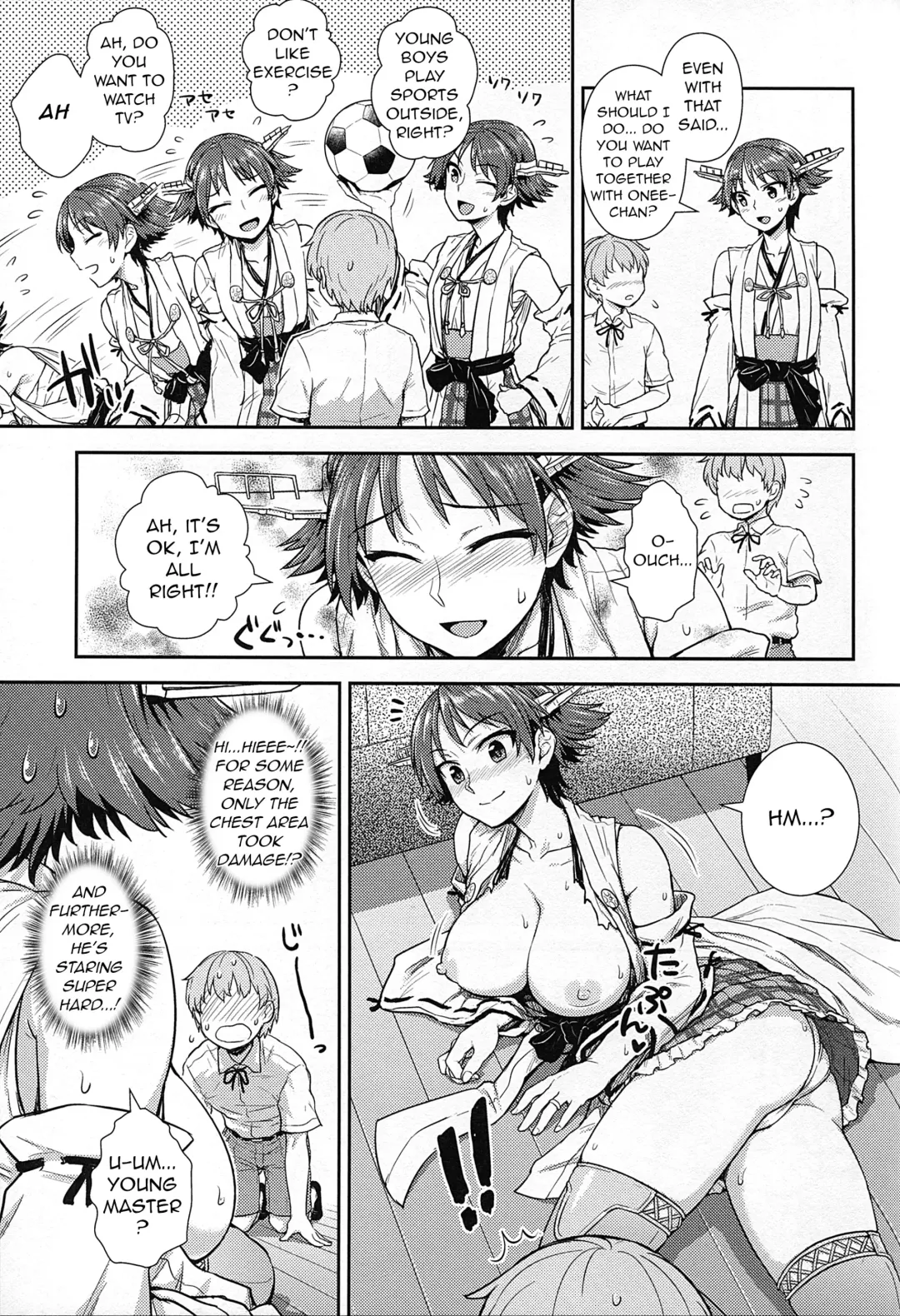 [Itou Yuuji] Hiei-san to Omamagoto | Playing House with Miss Hiei Fhentai - Page 3