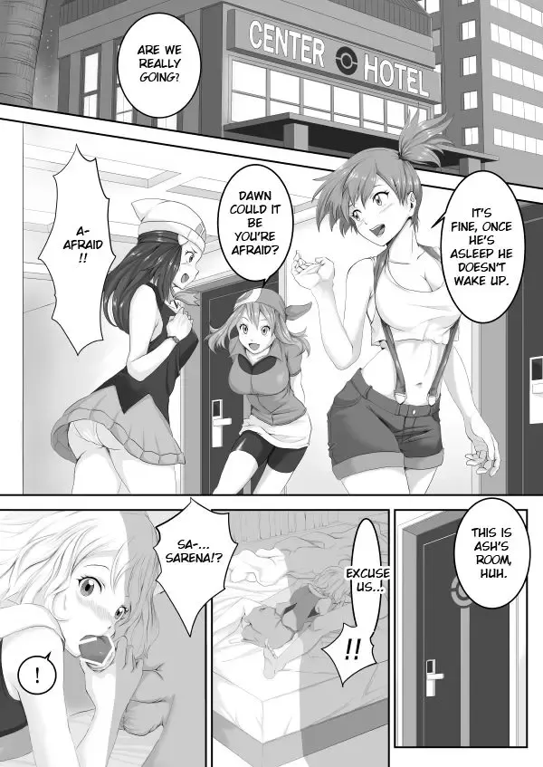 [Toiro Gawon] Poke Girls wa Yobai o Tsukatta | The Pokegirls go nightcrawling Fhentai - Page 2