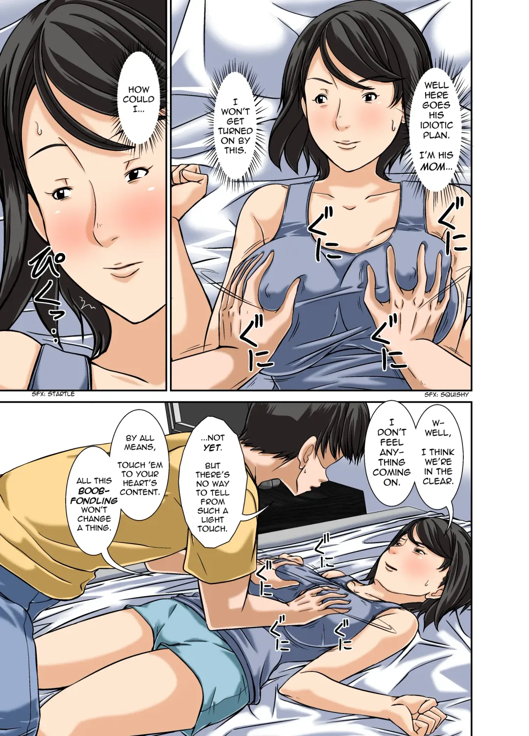 [Hoyoyo] Kora! Anta Hahaoya ni Herikutsu o Konete Nani Ecchi na Koto Shiyou to Shiteru no! | Hey! Give Your Mother One Good Reason Why You're Trying to Do Sexy Stuff to Her! Fhentai - Page 17