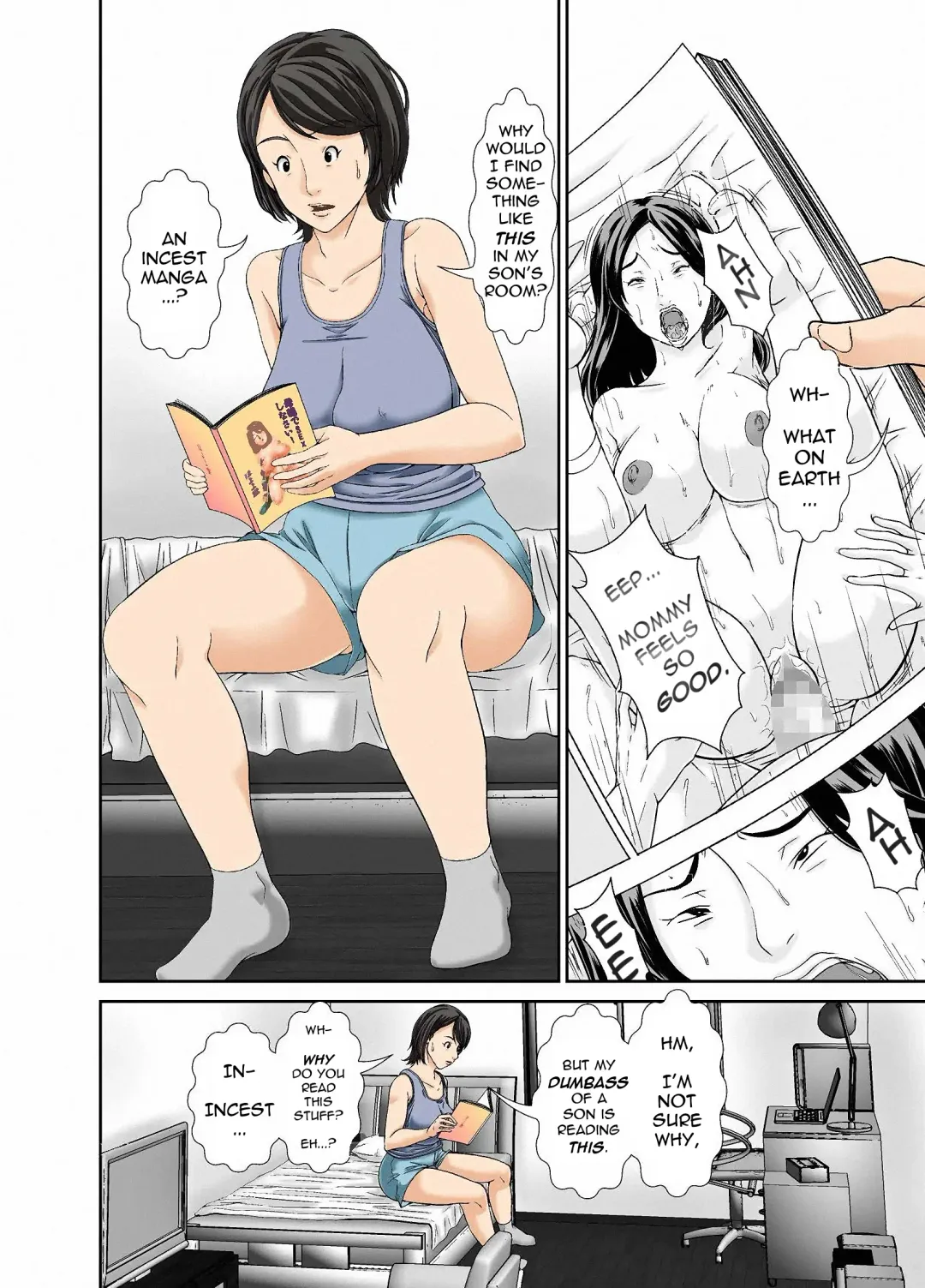 [Hoyoyo] Kora! Anta Hahaoya ni Herikutsu o Konete Nani Ecchi na Koto Shiyou to Shiteru no! | Hey! Give Your Mother One Good Reason Why You're Trying to Do Sexy Stuff to Her! Fhentai - Page 2
