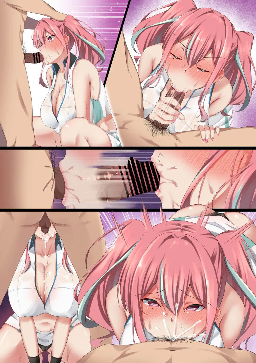 [Nanohana] Bakunyuu Gal no Ore no Kanojo ga TenniCir no Yarichin Otoko ni Netorareta Hanashi Fhentai - Page 39