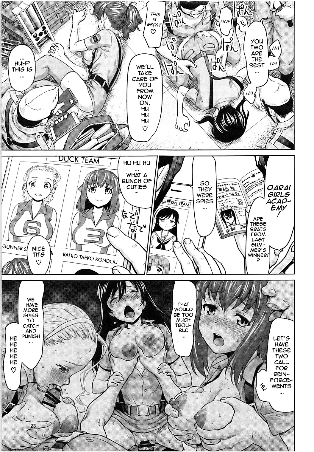[Saida Kazuaki] Kawashima Momo to Koyama Yuzu no Sennyuu! Seishidan-kou Daisakusen | Momo Kawashima and Yuzu Koyama's Infiltration! Operation Blue Division Highschool Fhentai - Page 22