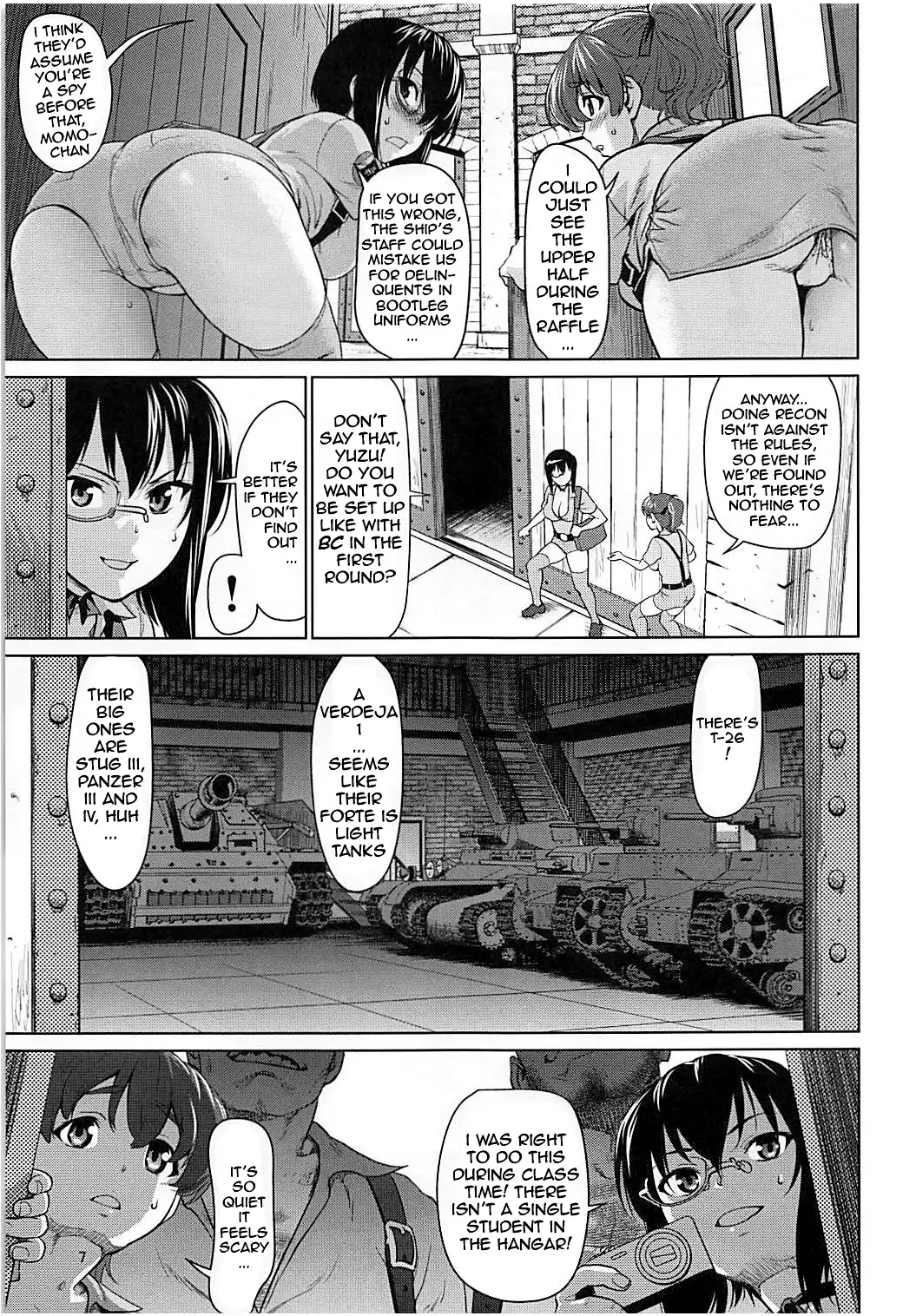 [Saida Kazuaki] Kawashima Momo to Koyama Yuzu no Sennyuu! Seishidan-kou Daisakusen | Momo Kawashima and Yuzu Koyama's Infiltration! Operation Blue Division Highschool Fhentai - Page 6