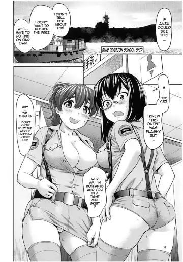 [Saida Kazuaki] Kawashima Momo to Koyama Yuzu no Sennyuu! Seishidan-kou Daisakusen | Momo Kawashima and Yuzu Koyama's Infiltration! Operation Blue Division Highschool Fhentai - Page 5